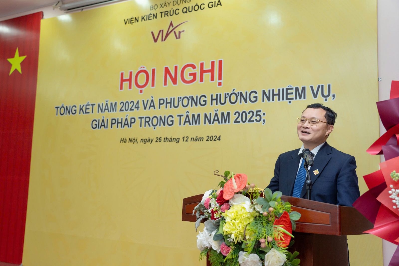 Ông Hồ Chí Quang Viện trưởng Viện kiến trúc Quốc gia.