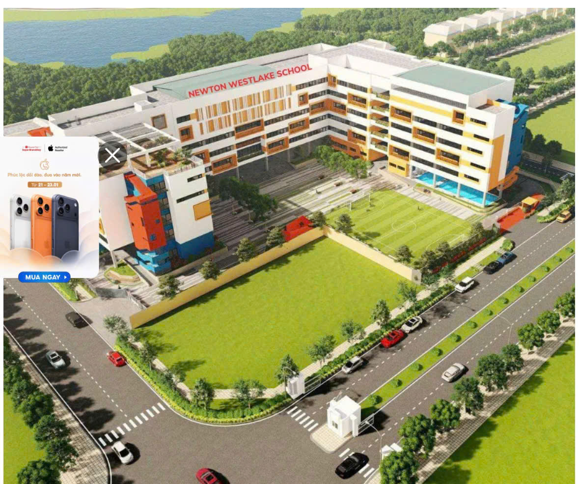 Newton Westlake – Kiến trúc trường học hiện đại hòa quyện cùng thiên nhiên tại Tây Hồ Tây